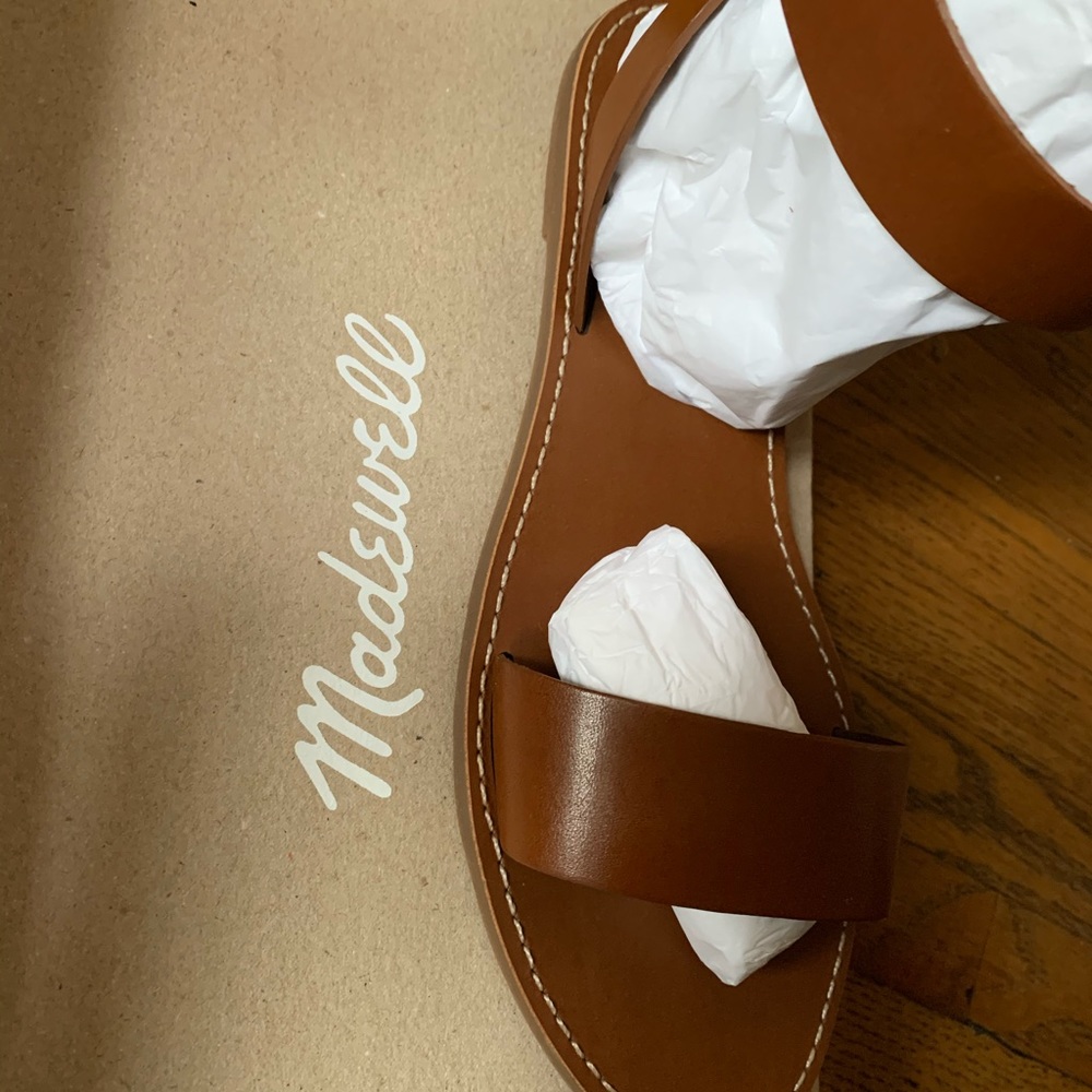 Bnew Madewell Leather Ankle Strap Sandal - Picture 5 of 5